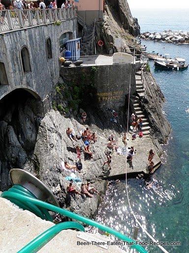 Sunbathing at Manaroa-Cinque Terre-Italy